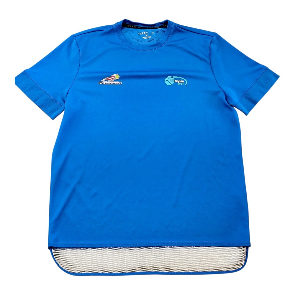Grand AC Philadelphia Freedoms Donald Young Jr WTT Match Shirt Blue Mens Medium